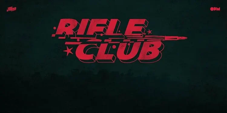 The theatrical release titular poster for Rifle Club
