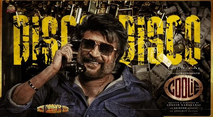 Theatrical release poster for Rajinikanth's Coolie