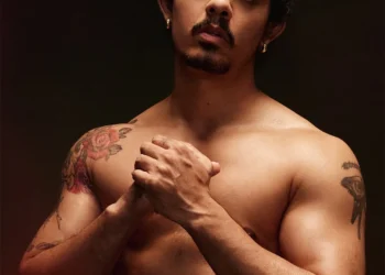 Rapper Hanumanking posing for cover of Rolling Stone India for his hit song Big Dawgs