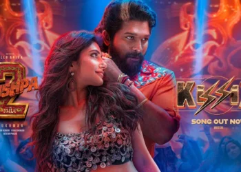 Release poster for song Kissik from Pushpa 2 album