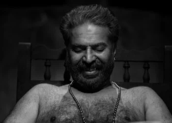 Mammootty in a still from Bramayugam