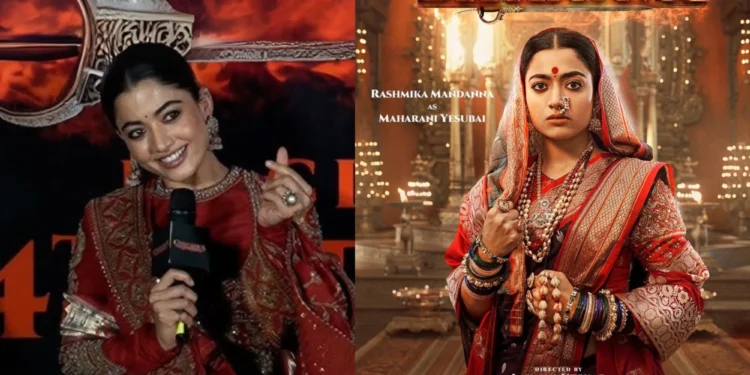 How Rashmika Mandanna nailed the regal look as Maharani Yesubai in Chhaava