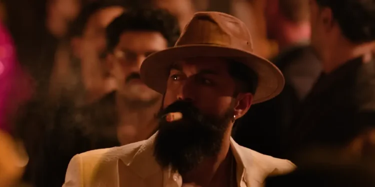 Teaser image for Yash's movie "Toxic"